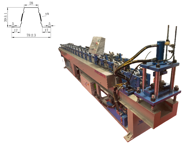 Профилегибочная машина для производства легких килей