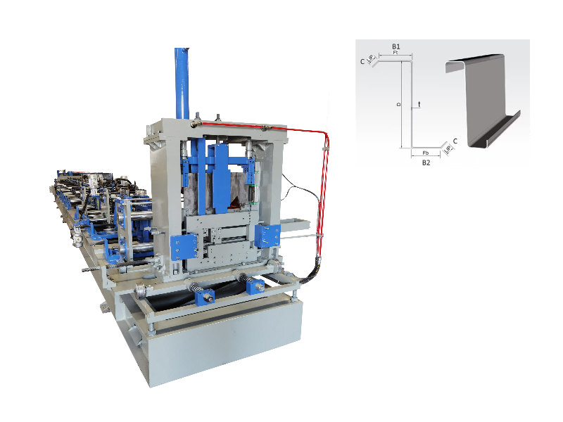 Профилегибочная машина для производства прогонов Z